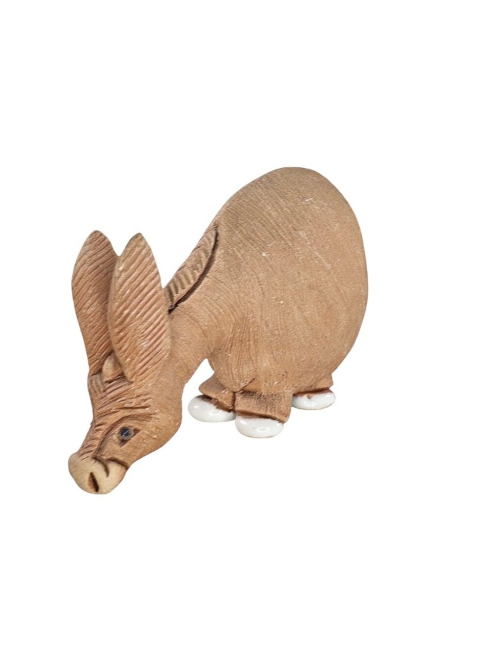 Artesania Rinconada Donkey Burro Handmade Signed Uruguay Pottery Figurine